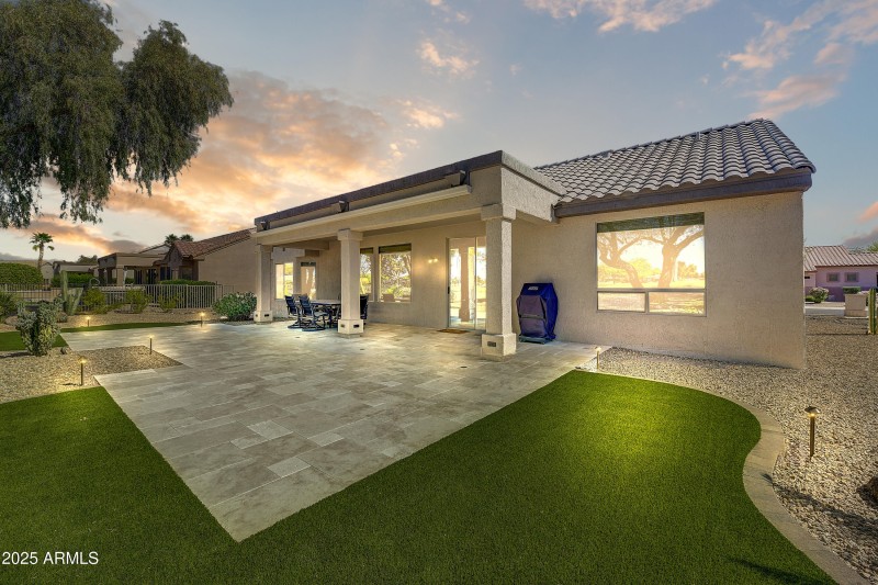 Patio with Sunset Ambiance