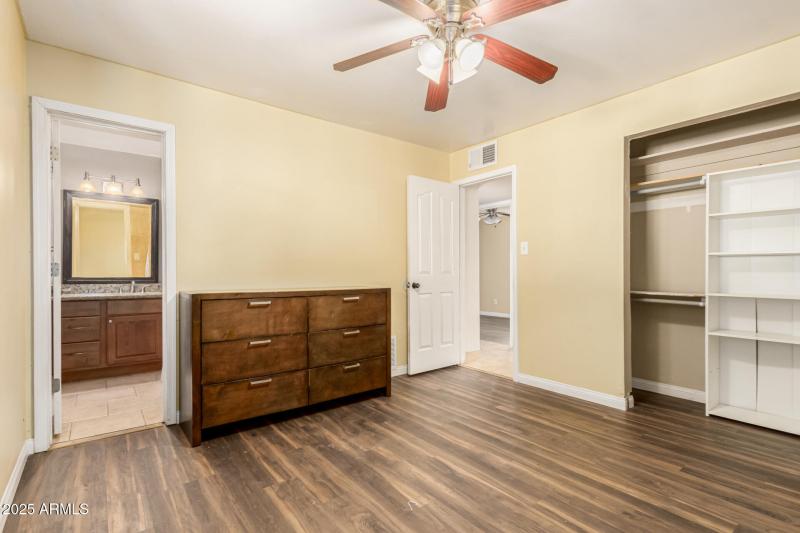 Primary suite with bathroom