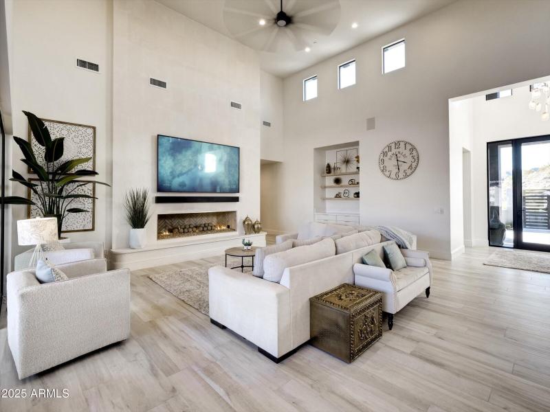 Expansive living room