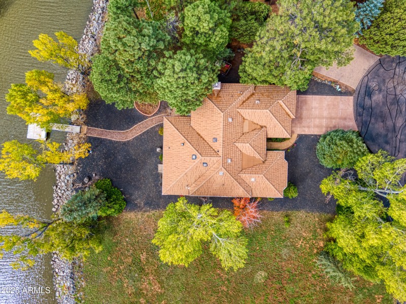 Home and Lot from Above