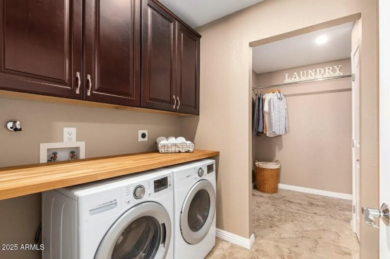 Laundry Room with Virtual Staging
