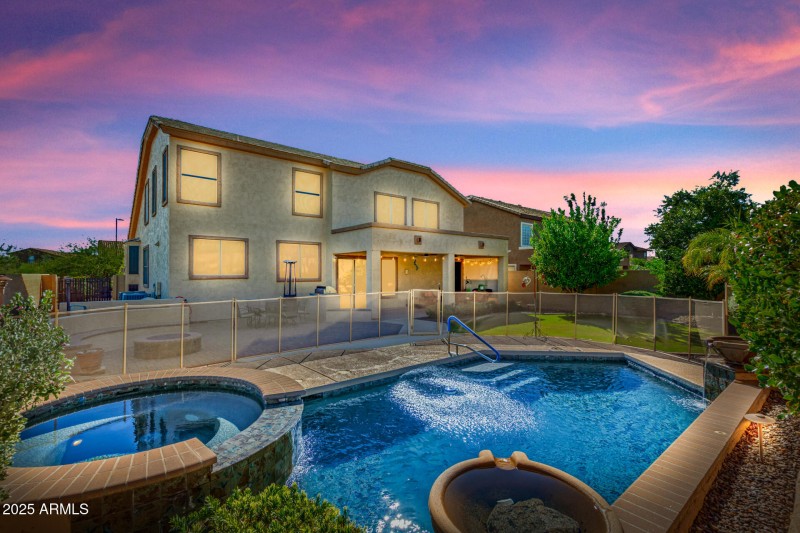 Resort style backyard