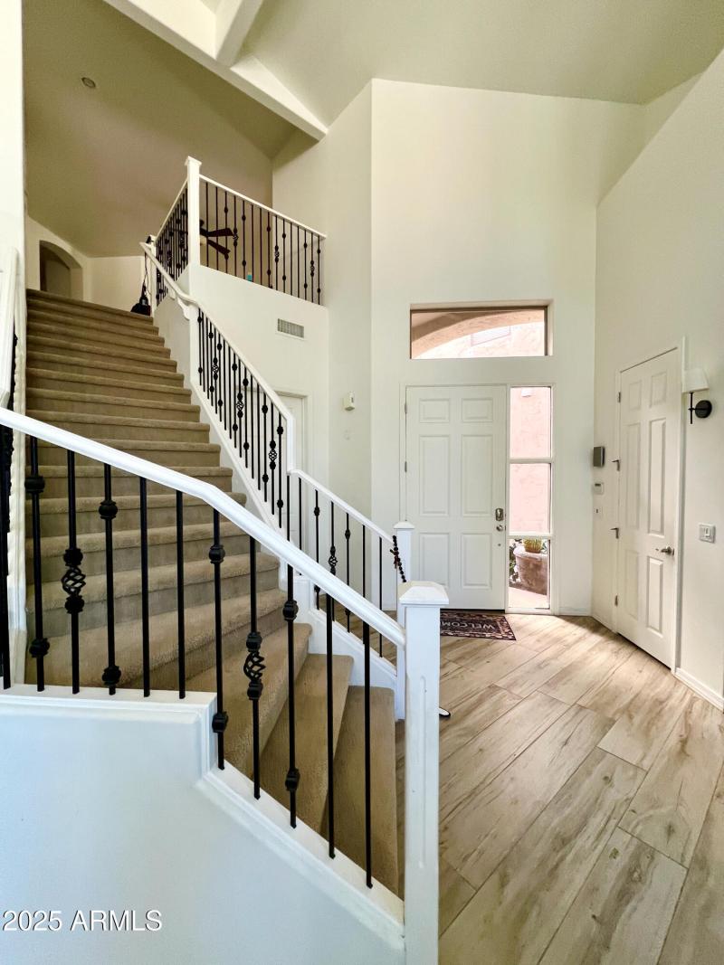 Stairwell and Front Door