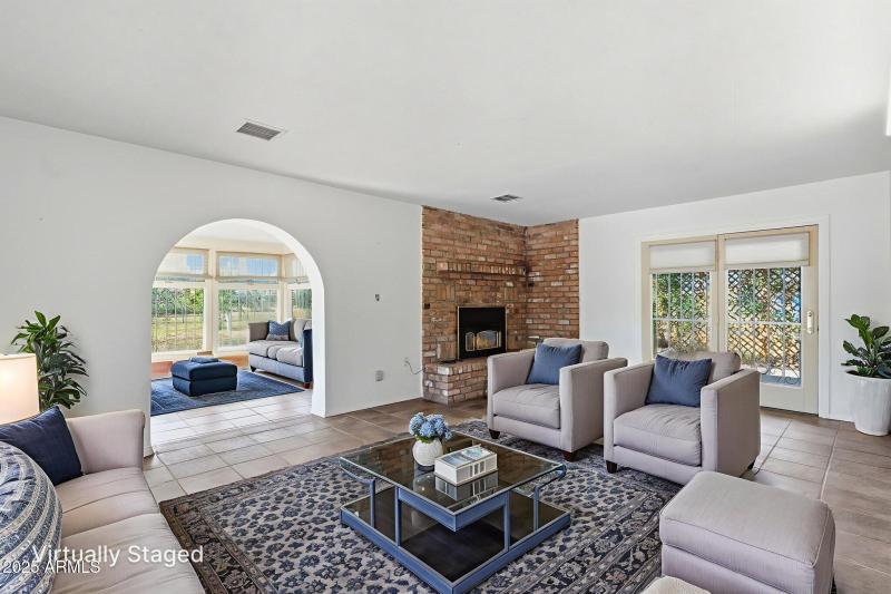 Virtually Staged Living Area