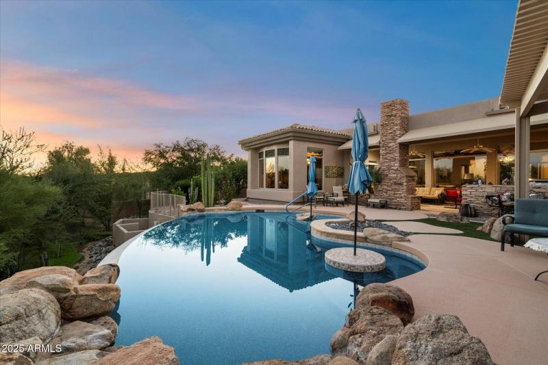 Pool and Back of Home