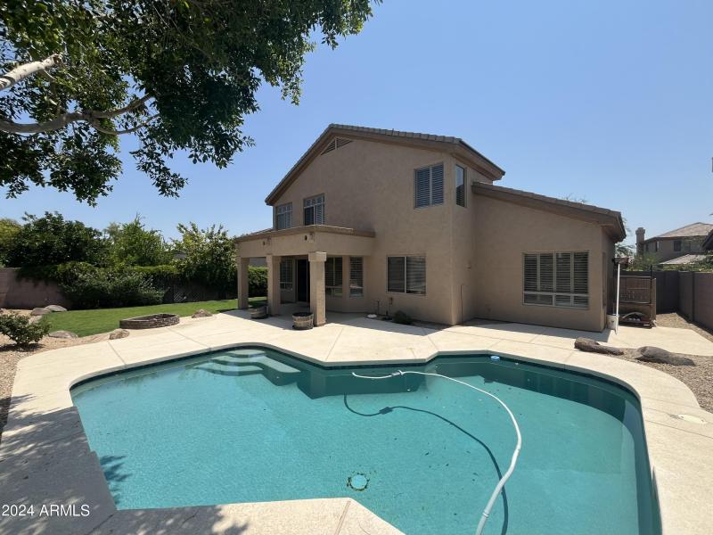 Pool Looking Towards House