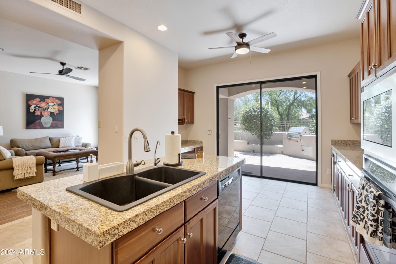 Large kitchen island