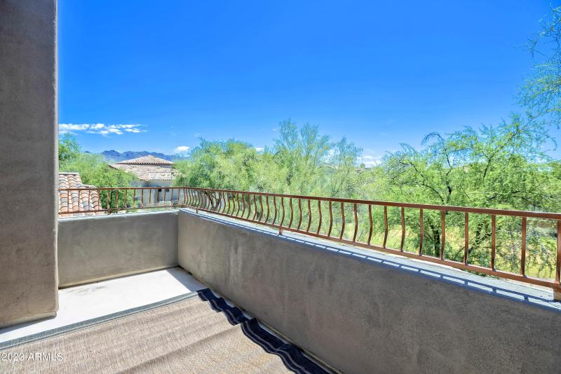 Balcony off of Master Bedroom