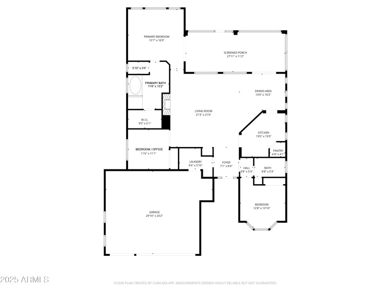 FLoor plan and measurements--