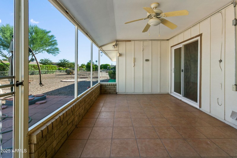 Screened In Covered Patio