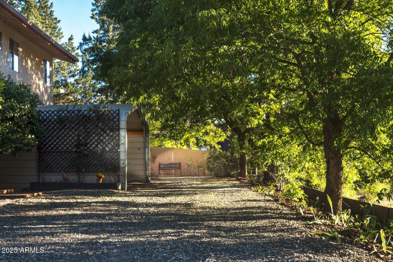Carport in front of Garage