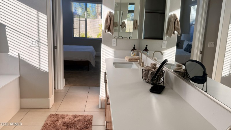 Master Bath Double Sinks