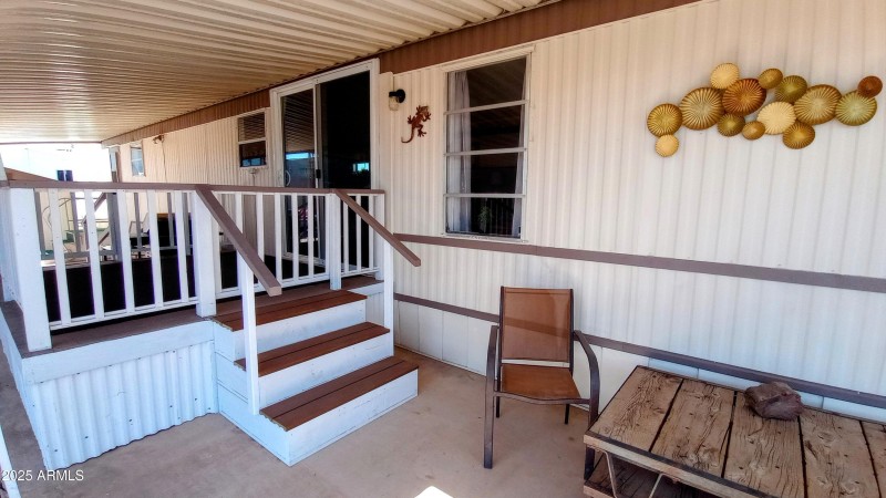 Front- covered patio
