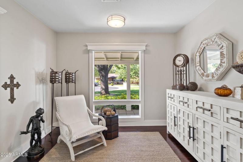 Window Floods foyer with natural light
