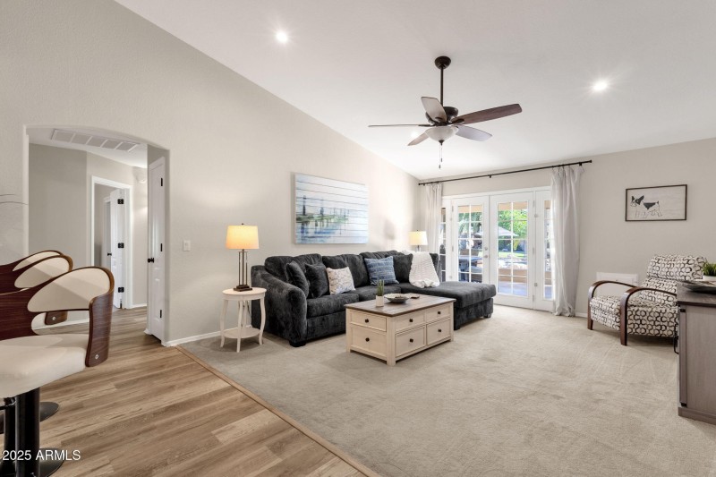 Open Living Area with Warmth