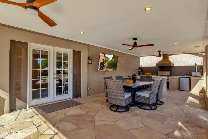 Covered Outdoor Dining Area