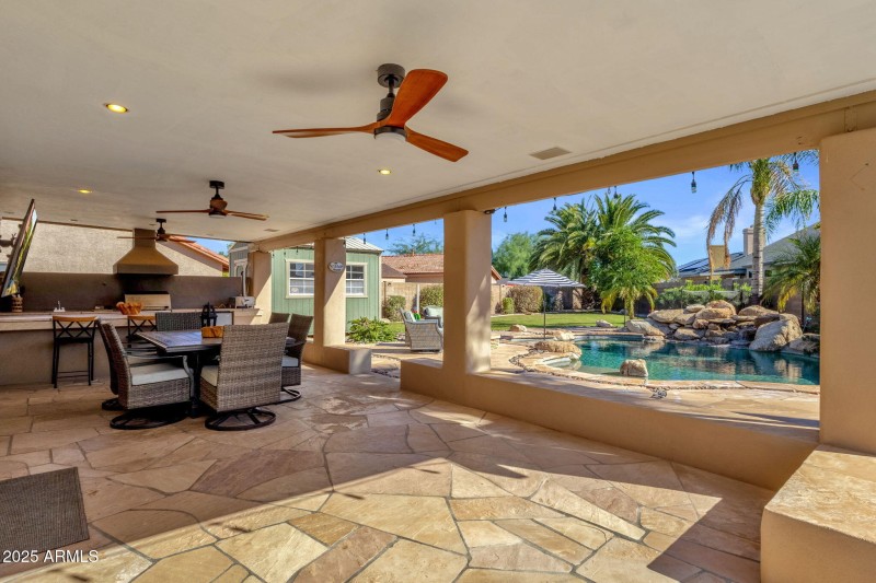 Expansive Covered Patio