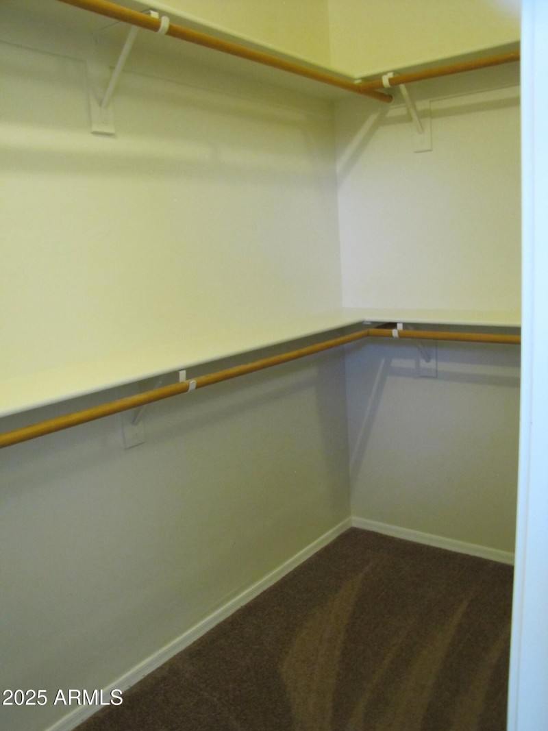 Primary closet