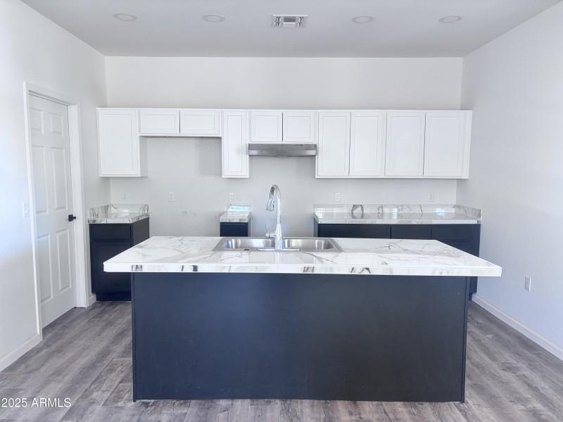 Kitchen with Porcelain Countertops