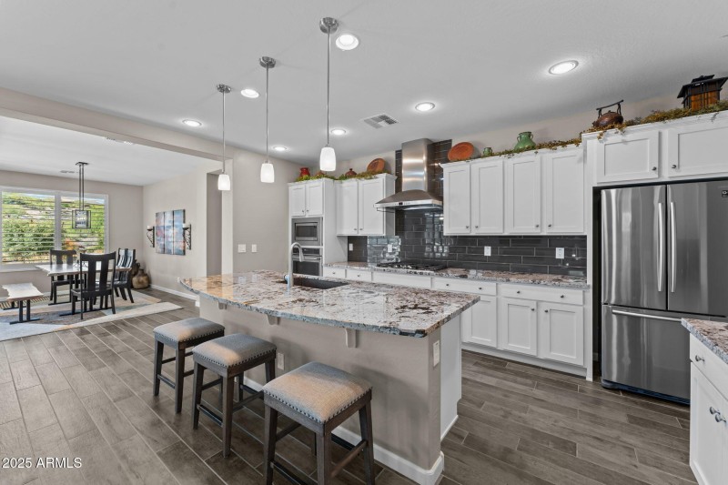 Kitchen to dining room