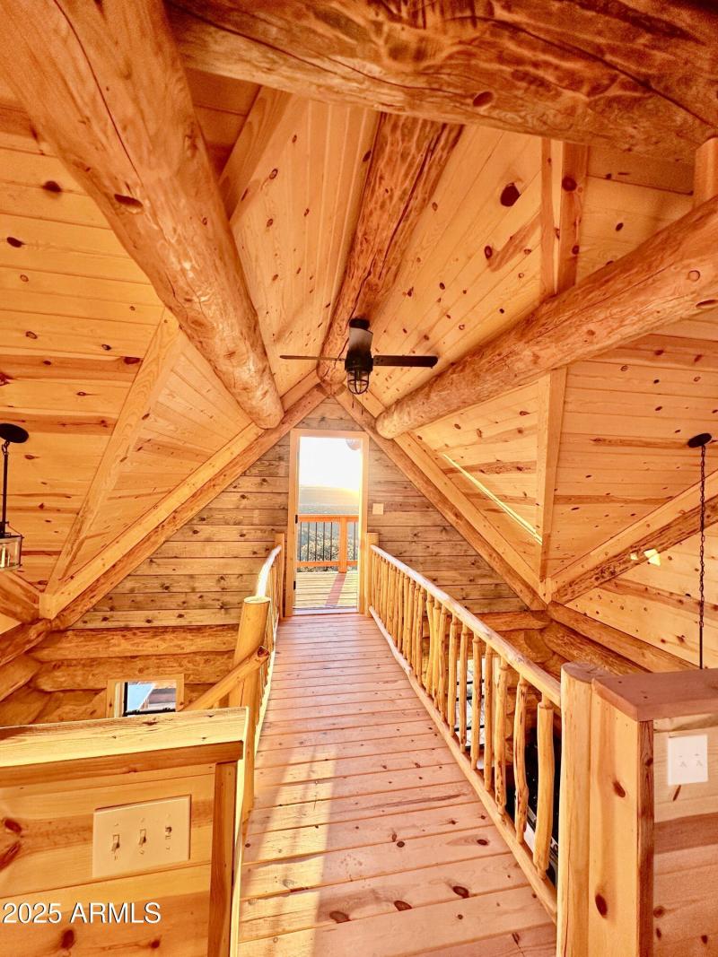 Catwalk to the balcony