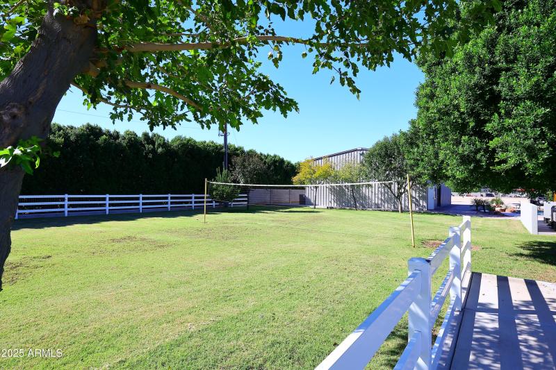 Front Yard-Volleyball Court