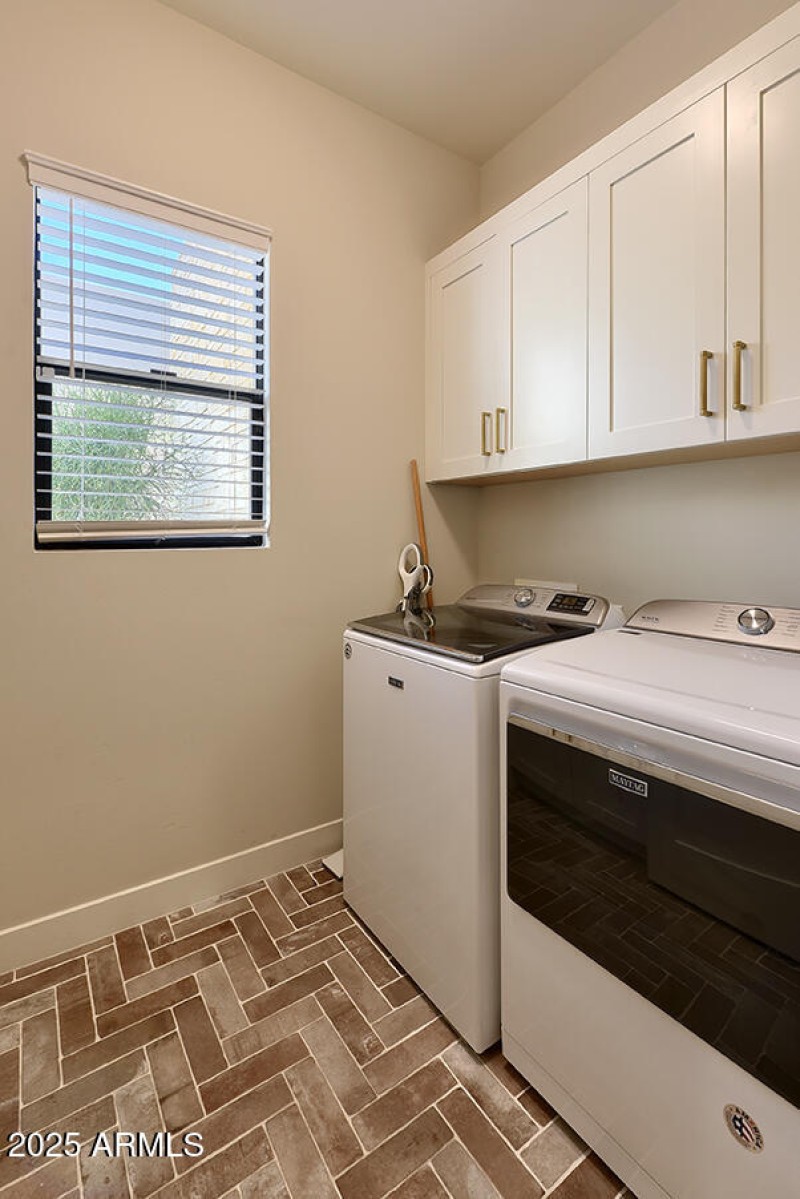 Laundry w/Cabinets on Both Sides