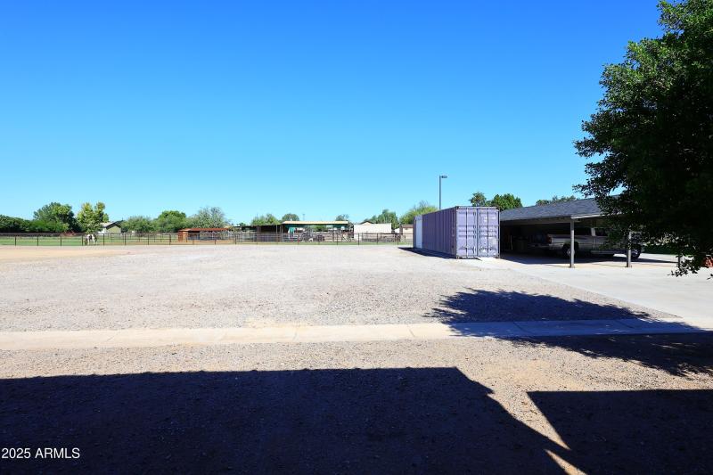 Extra Covered Work Area View