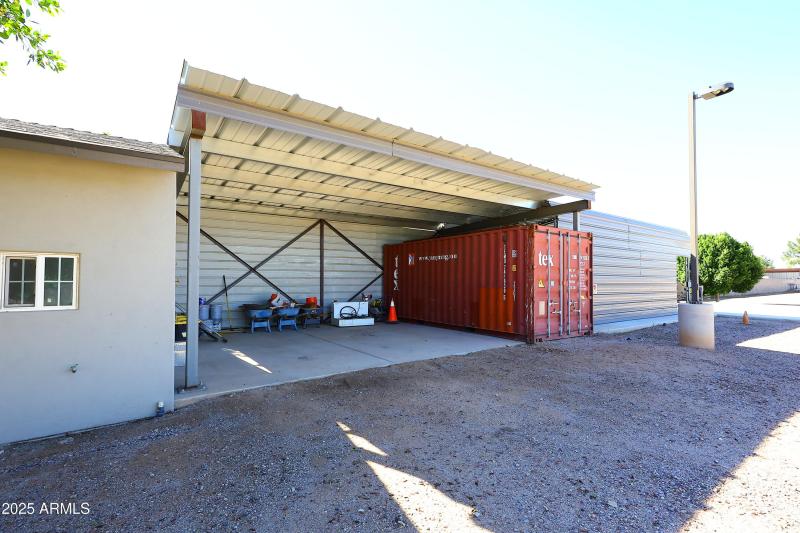 Extra Covered Work Area