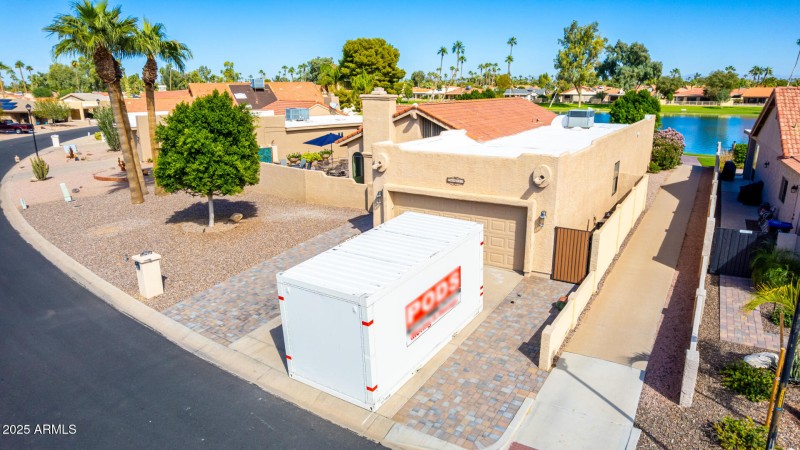 Aerial front and side