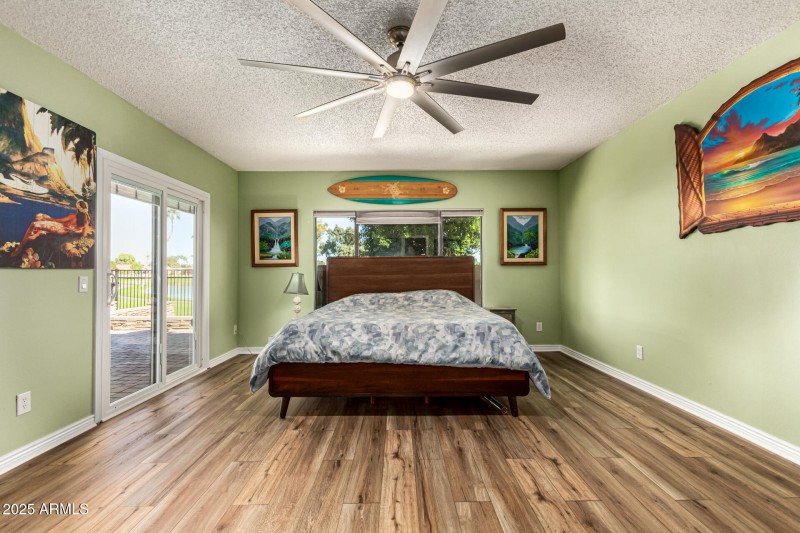 Master Bedroom with partial lakeview