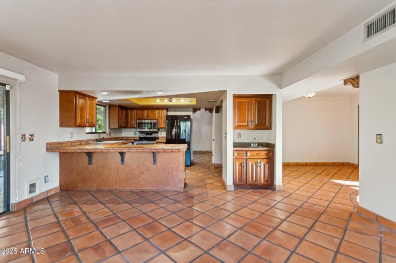 Kitchen with updated appliances