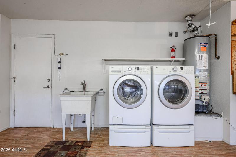 Gas Laundry Hookups Garage