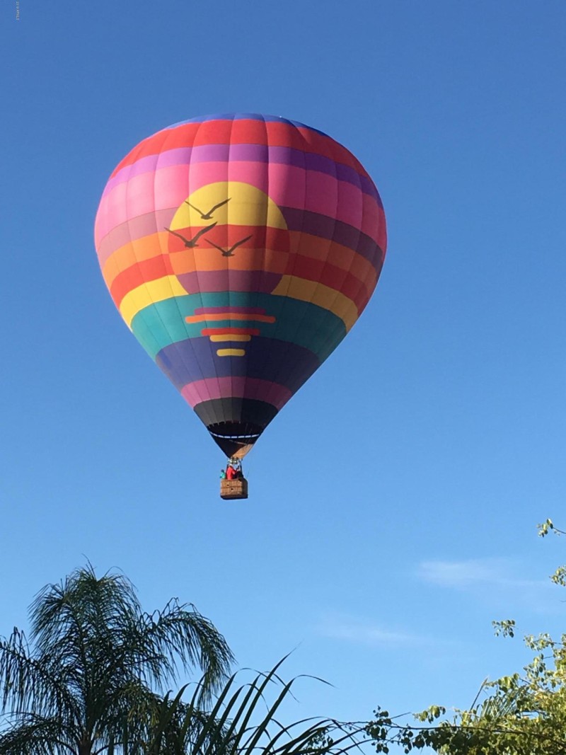 Hot Air Balloon Flyover