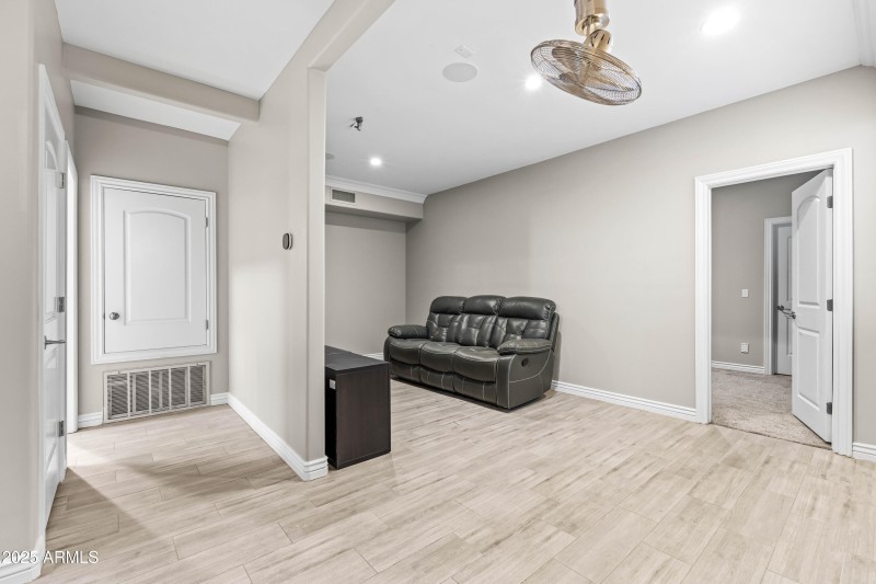 6a basement living room