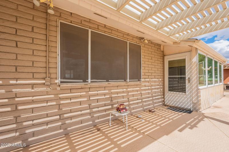 Pergola in South Backyard