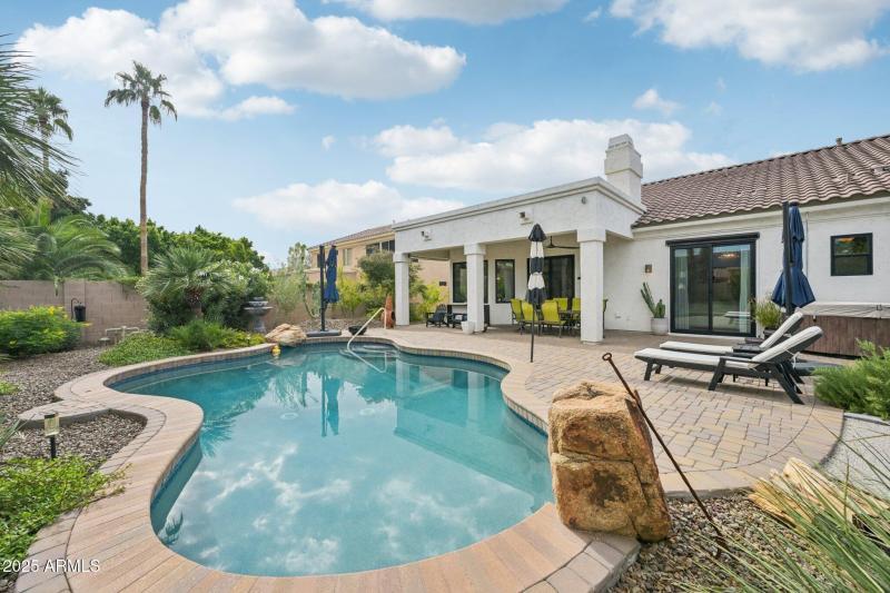 Views of the back patio