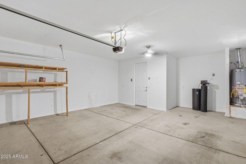 Extra Long Garage with Storage