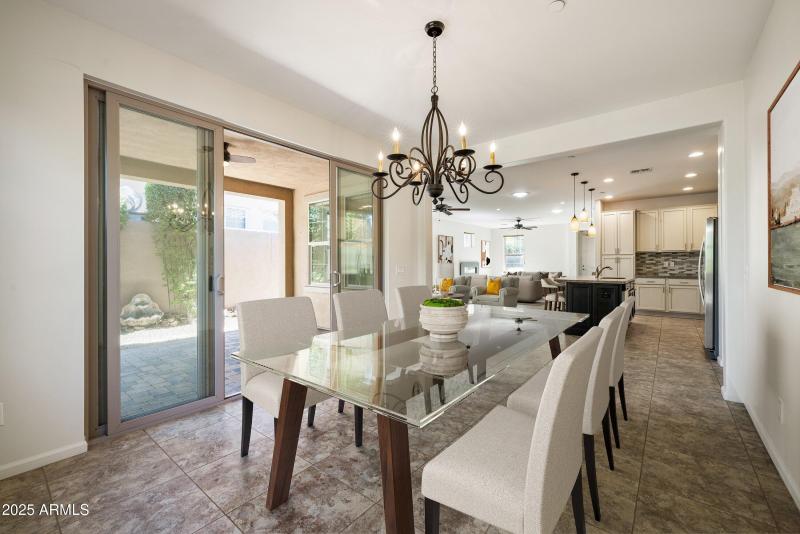 Dining Area Staged