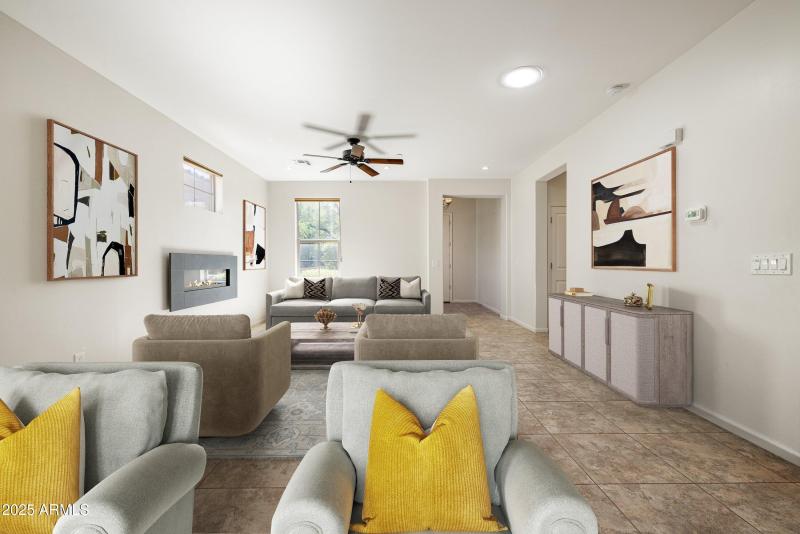 Two Living Spaces