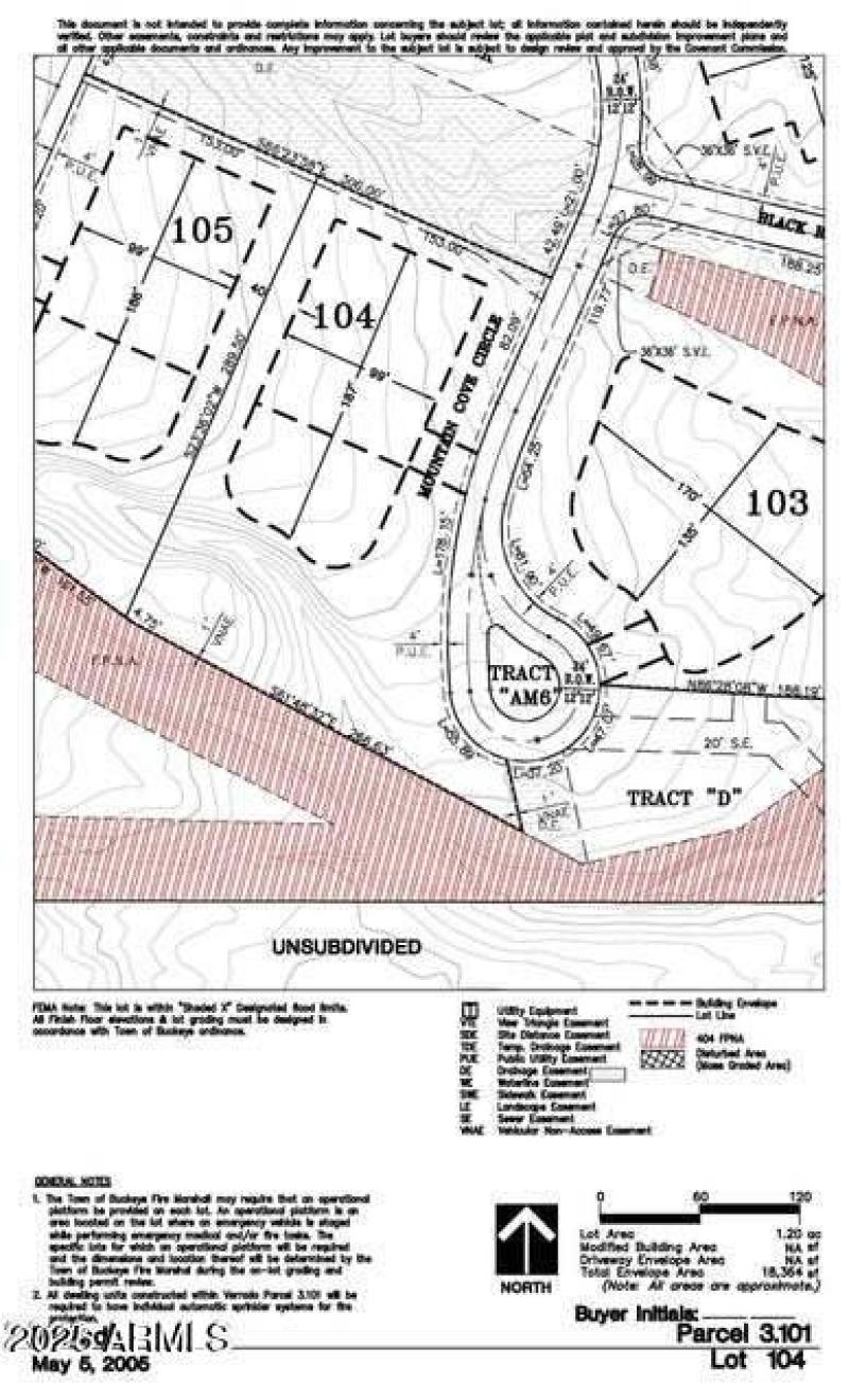2950 N MOUNTAIN COVE BUILDING ENVELOPE