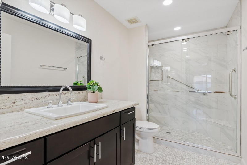 Updated ensuite bathroom