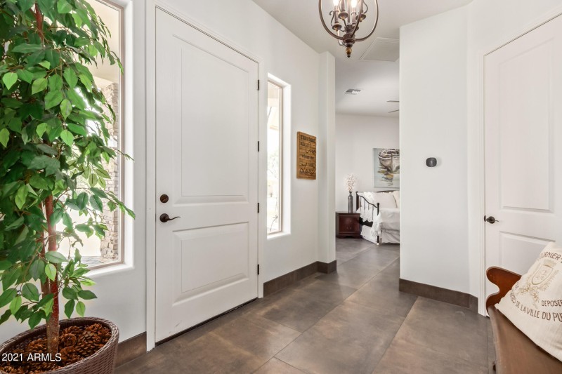 INSIDE FRONT ENTRY