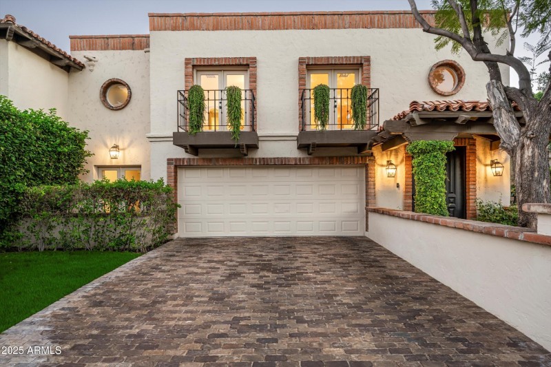 047_Twilight Exterior Front Garage