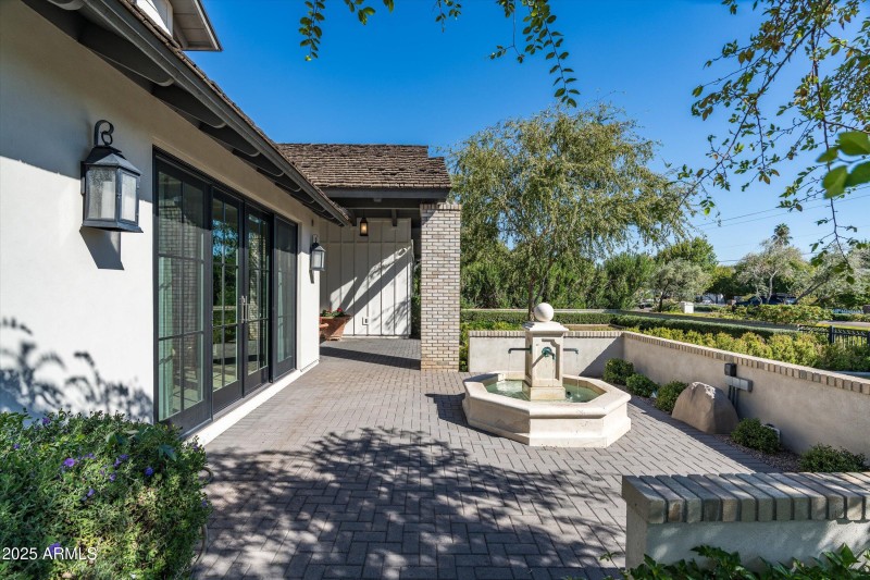 Fountain in Front Courtyard