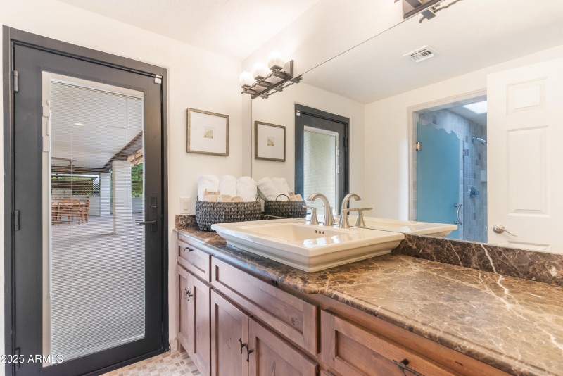 Bathroom 2 with Back Entrance