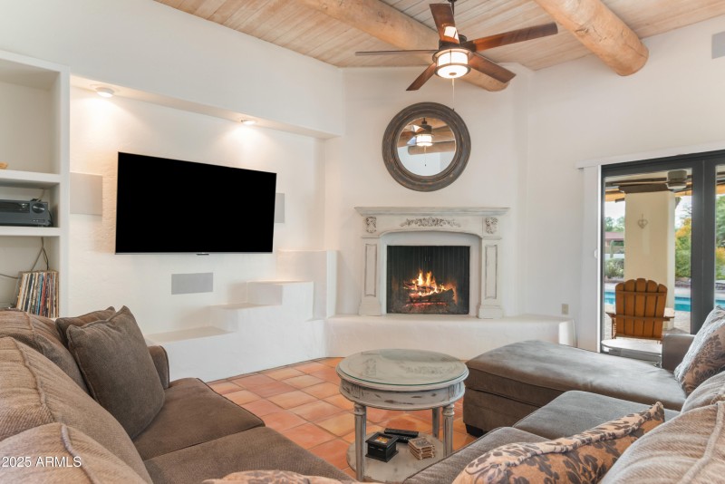 Fireplace in Family Room