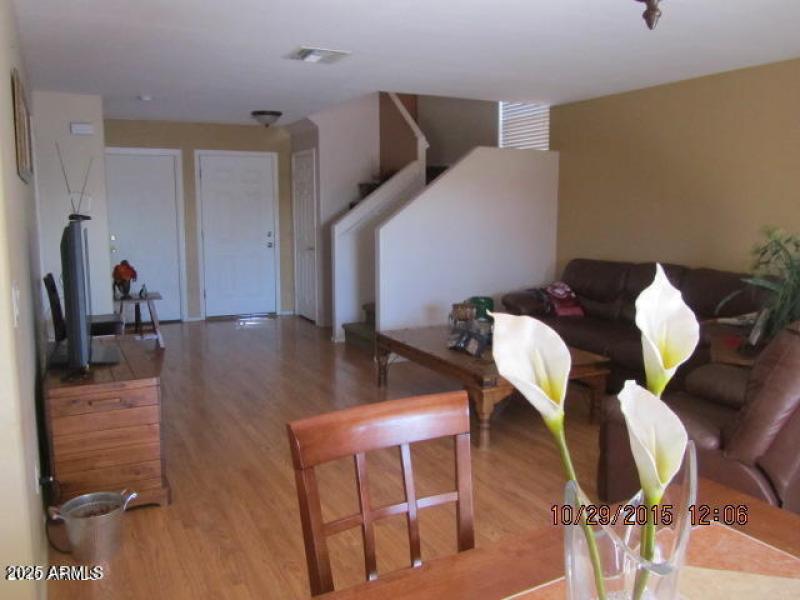 living area - before photo