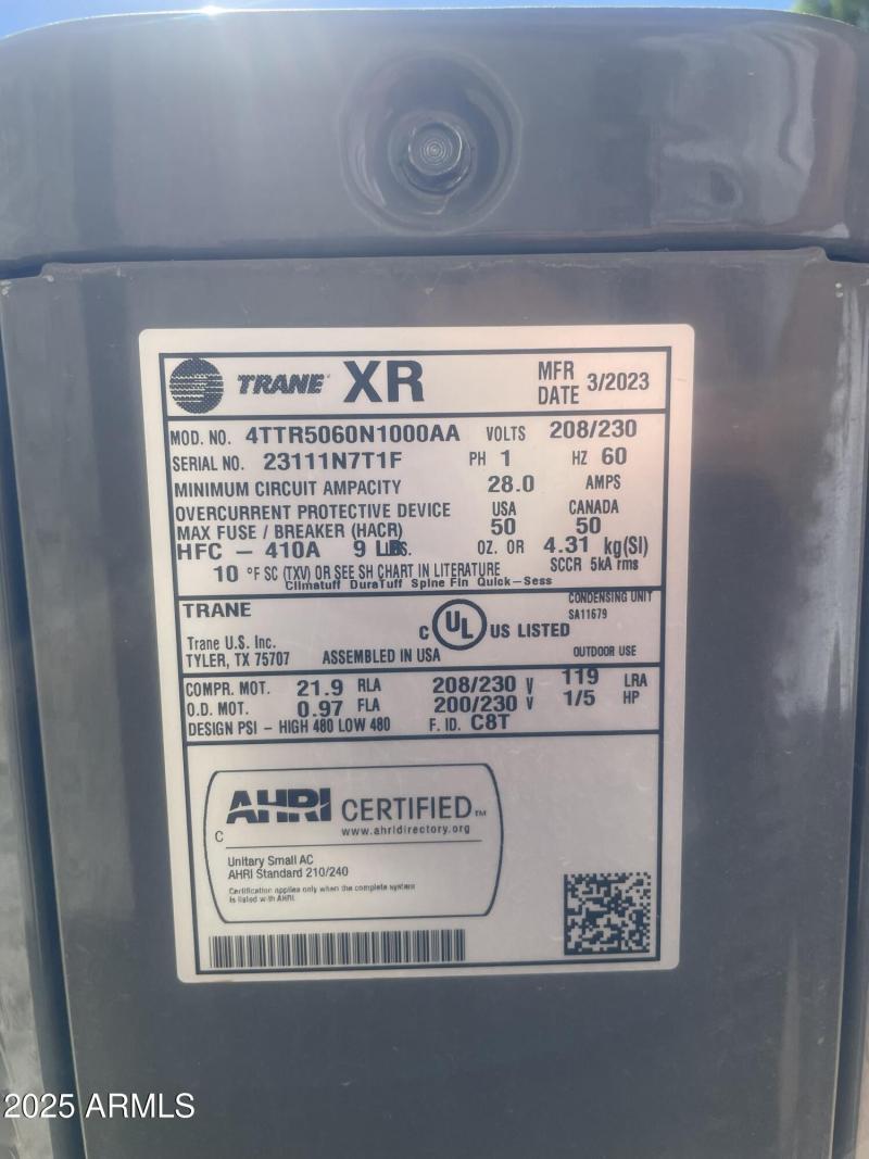 Trane HVAC info