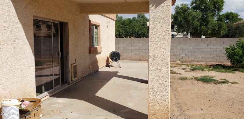 Covered patio